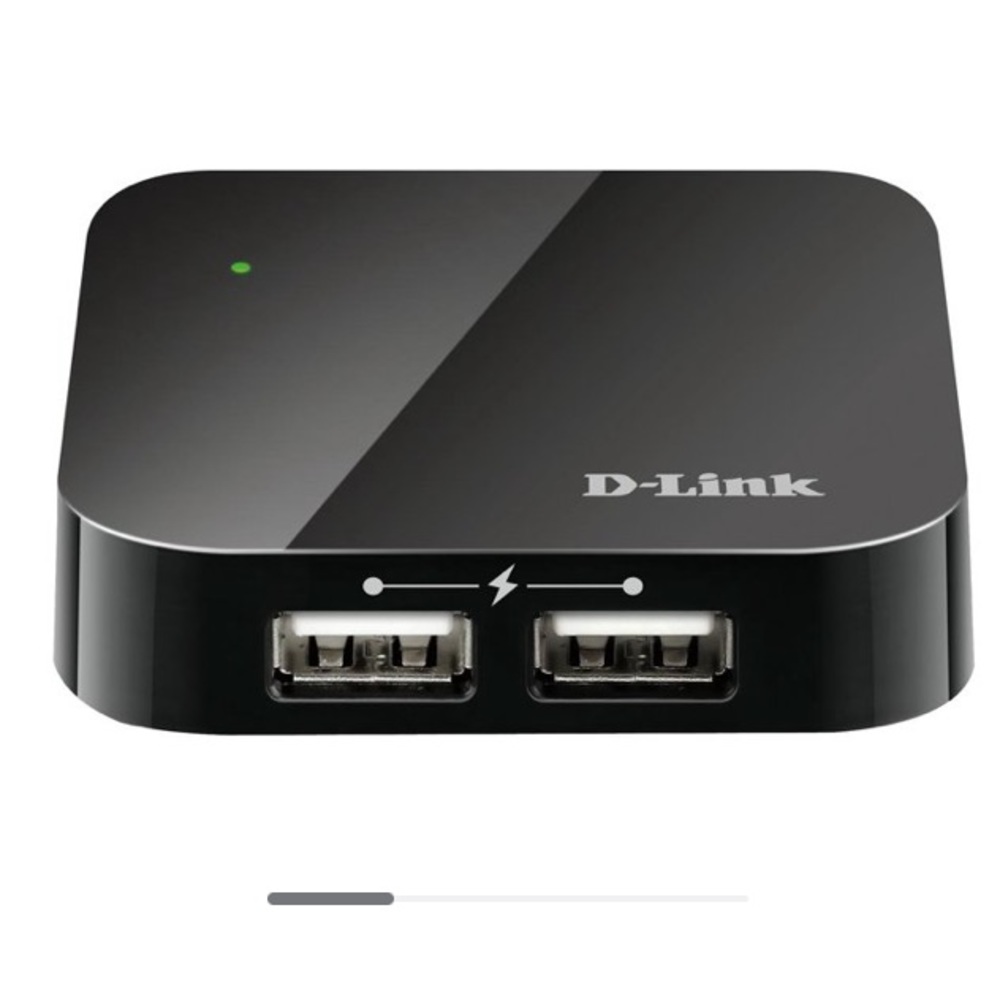 NWOT D-Link USB 2.0 Hub Black